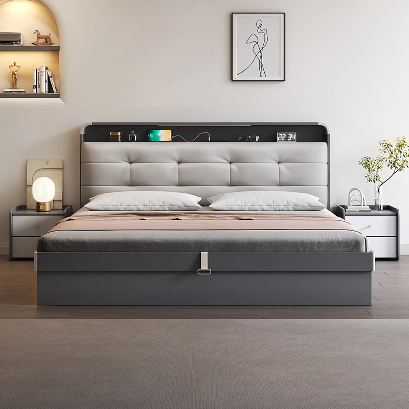 Fancy Multifuncion Double Bed Modern Drawers Bedroom Full Size Double Bed Storage Lounge Muebles Para El Hogar Home Furniture
Fancy Multifuncion Double Bed Modern Drawers Bedroom Full Size Double Bed Storage Lounge Muebles Para El Hogar Home Furniture