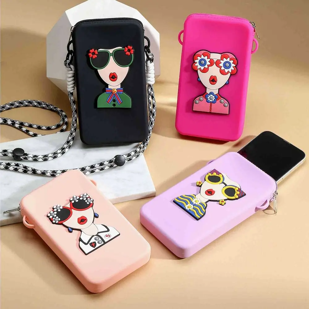Fashion Silicone Mobile Phone Bag Waterproof Multifunction Phone Crossbody Bag Large Capacity Coin Purse
Fashion Silicone Mobile Phone Bag Waterproof Multifunction Phone Crossbody Bag Large Capacity Coin Purse