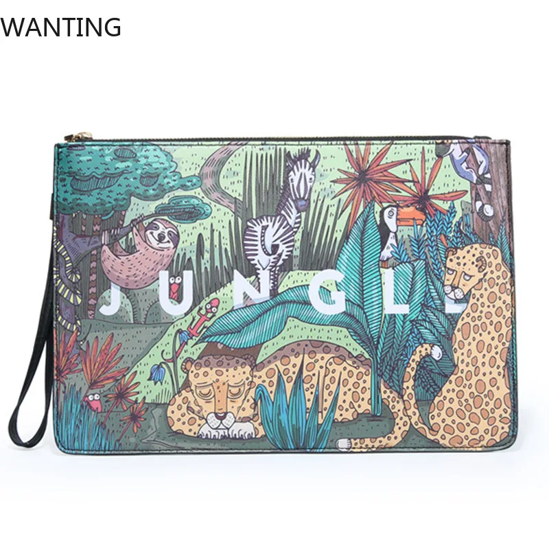 Korean Style Animal Prints Clutches Men Large Capacity Envelope Clutch Bag Fashion Design Men's Clutch Hand Bags Cell Phone Bag
Korean Style Animal Prints Clutches Men Large Capacity Envelope Clutch Bag Fashion Design Men's Clutch Hand Bags Cell Phone Bag