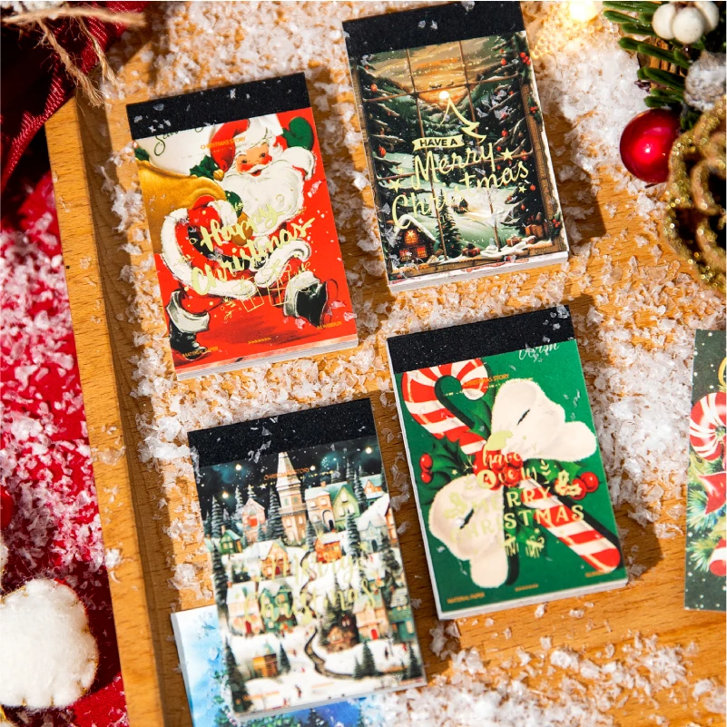 8 упаковок/лот, серия Christmas Story Collection, декоративный свежий блокнот для заметок
8 упаковок/лот, серия Christmas Story Collection, декоративный свежий блокнот для заметок