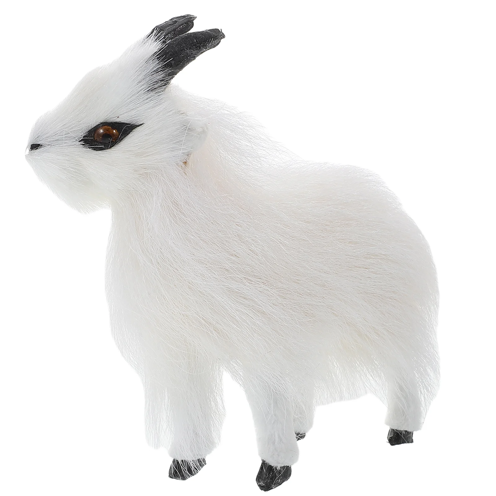 Faux Fur Goat Figurine Model Ornaments Christmas White Animal for Table Decoration
Faux Fur Goat Figurine Model Ornaments Christmas White Animal for Table Decoration