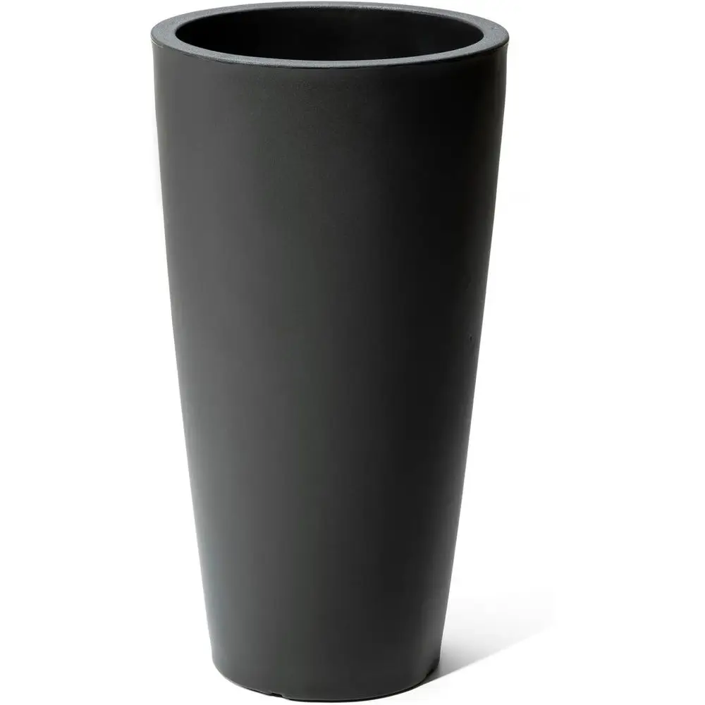 High Round Tapered Planter, 28, Suitable for Indoor/Outdoor, Efficient Drainage, Durable Resin, Onyx Black
High Round Tapered Planter, 28, Suitable for Indoor/Outdoor, Efficient Drainage, Durable Resin, Onyx Black