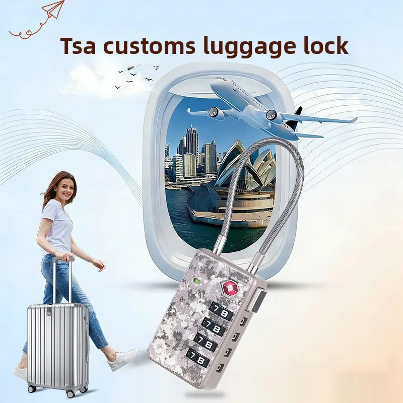 All Metal with Lock, Backpack Cabinet, Soft Steel Wire Rope Lock, Travel Bag Lock, Password, Customs Lock
All Metal with Lock, Backpack Cabinet, Soft Steel Wire Rope Lock, Travel Bag Lock, Password, Customs Lock