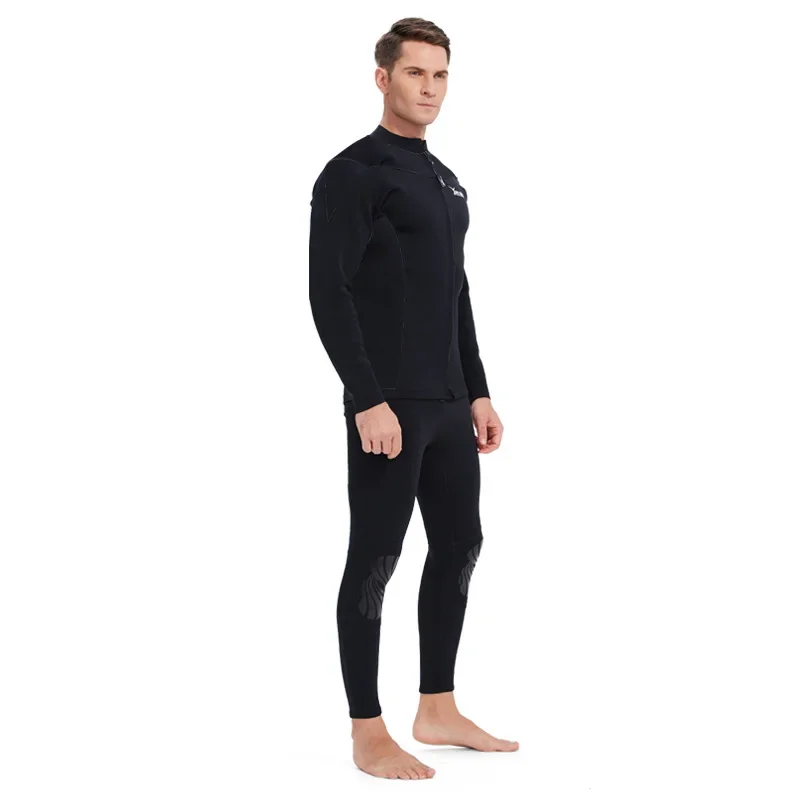 Flexible New 3MM Diving Su It Men's Split Top Long-sleeved Thickened Diving Suit Women's Cold-proof And Warm Snorkeling Surf Sui
Flexible New 3MM Diving Su It Men's Split Top Long-sleeved Thickened Diving Suit Women's Cold-proof And Warm Snorkeling Surf Sui