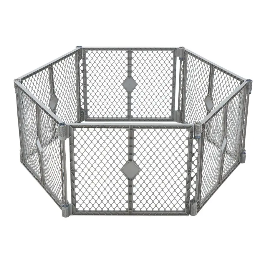Petyard 5.5 Ft. Wide Customizable Folding Dog Playpen Indoor Outdoor. Made in USA. 6Panel Puppy Playpen. Freestanding Play Pen D
Petyard 5.5 Ft. Wide Customizable Folding Dog Playpen Indoor Outdoor. Made in USA. 6Panel Puppy Playpen. Freestanding Play Pen D