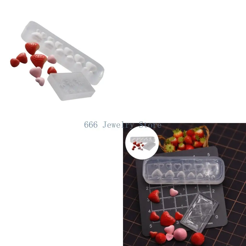 F2TD Realistic Strawberry Shaped Silicone Mould For Jewelry Making And Creative Craft
F2TD Realistic Strawberry Shaped Silicone Mould For Jewelry Making And Creative Craft