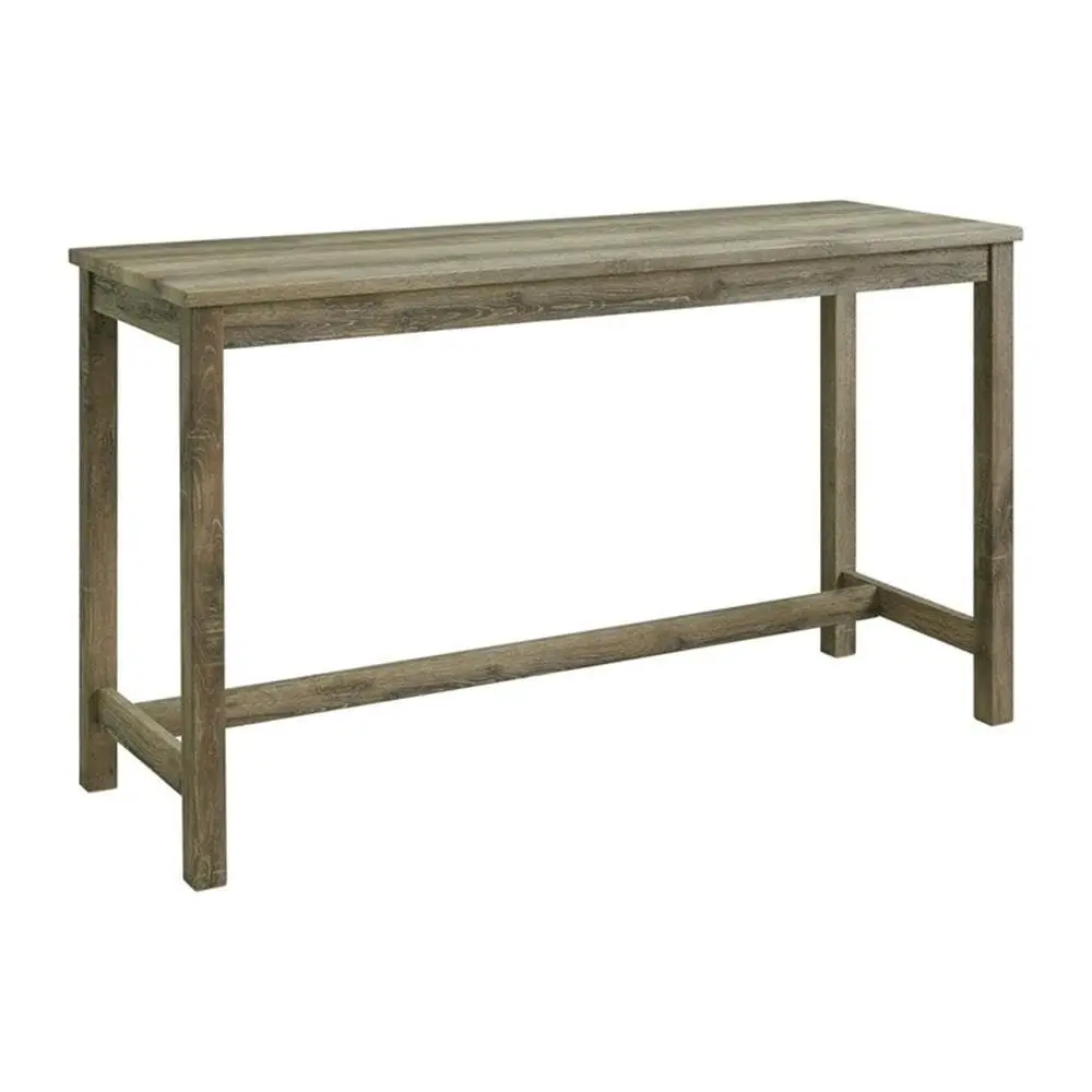 Wood Bar Table Set, Light Oak 3D Paper Finish, Includes Rectangular Table amp 3 holstered Stools with Button Tufted Seats, US
Wood Bar Table Set, Light Oak 3D Paper Finish, Includes Rectangular Table amp 3 holstered Stools with Button Tufted Seats, US