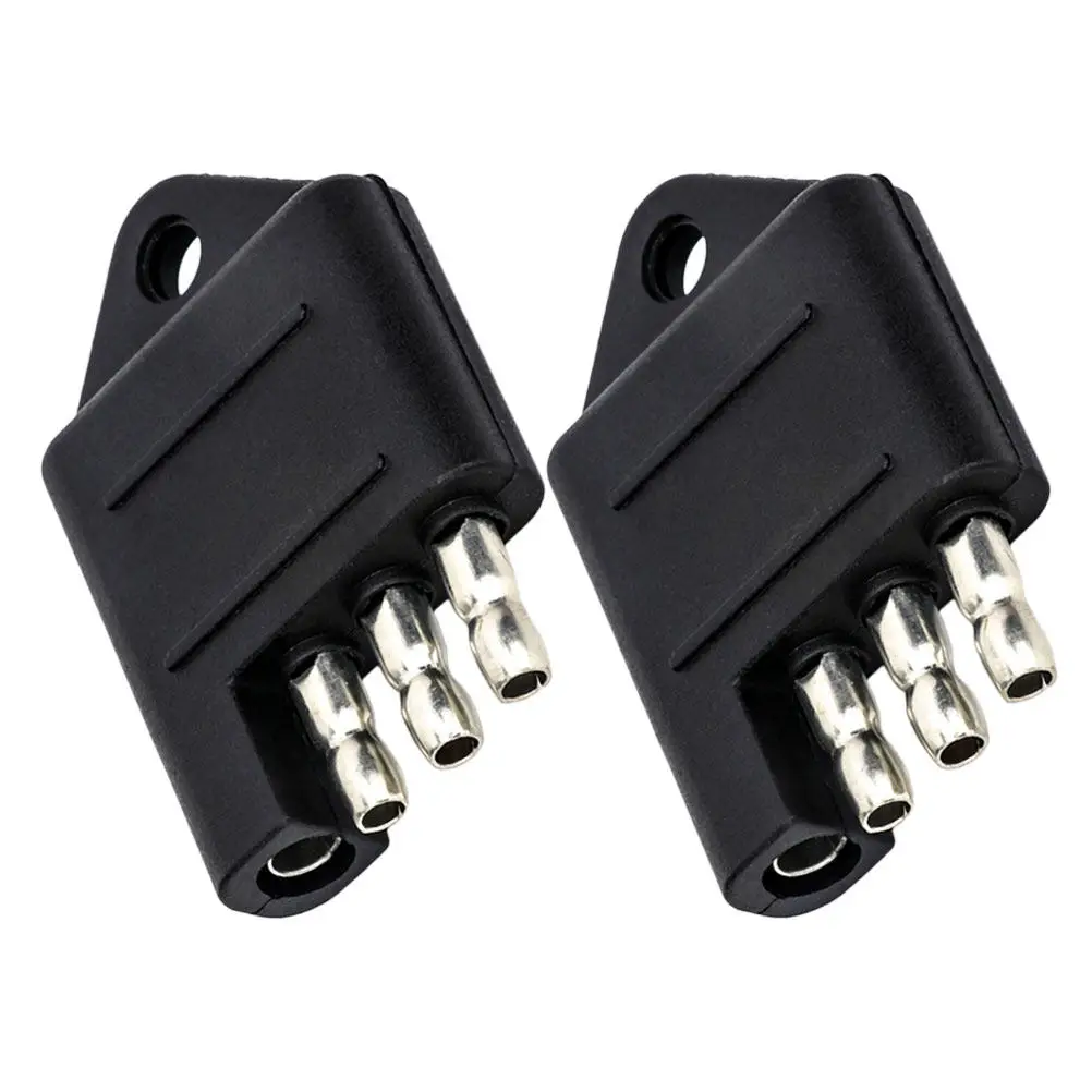 2Pcs Trailer Wiring Tester 4-Pin Plug Adapter for Quick Testing Trailer Light Circuits Turn Signal Brake Taillight LED
2Pcs Trailer Wiring Tester 4-Pin Plug Adapter for Quick Testing Trailer Light Circuits Turn Signal Brake Taillight LED