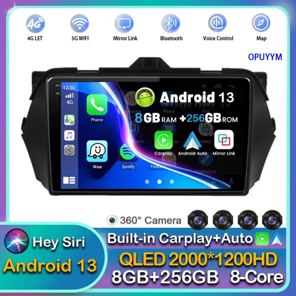 Android 13 Carplay Auto 4G+WIFI Car Radio For Suzuki Alivio Ciaz 2014 - 2019 Multimedia GPS Video Player Stereo 2din Head Unit
Android 13 Carplay Auto 4G+WIFI Car Radio For Suzuki Alivio Ciaz 2014 - 2019 Multimedia GPS Video Player Stereo 2din Head Unit