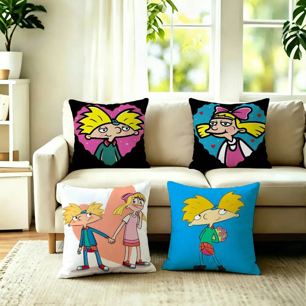 The Cartoon H-Hey A-Arnold Pillow Case Square Double-Sided Sofa Cushion Cover Bedroom Bedside Pillow
The Cartoon H-Hey A-Arnold Pillow Case Square Double-Sided Sofa Cushion Cover Bedroom Bedside Pillow