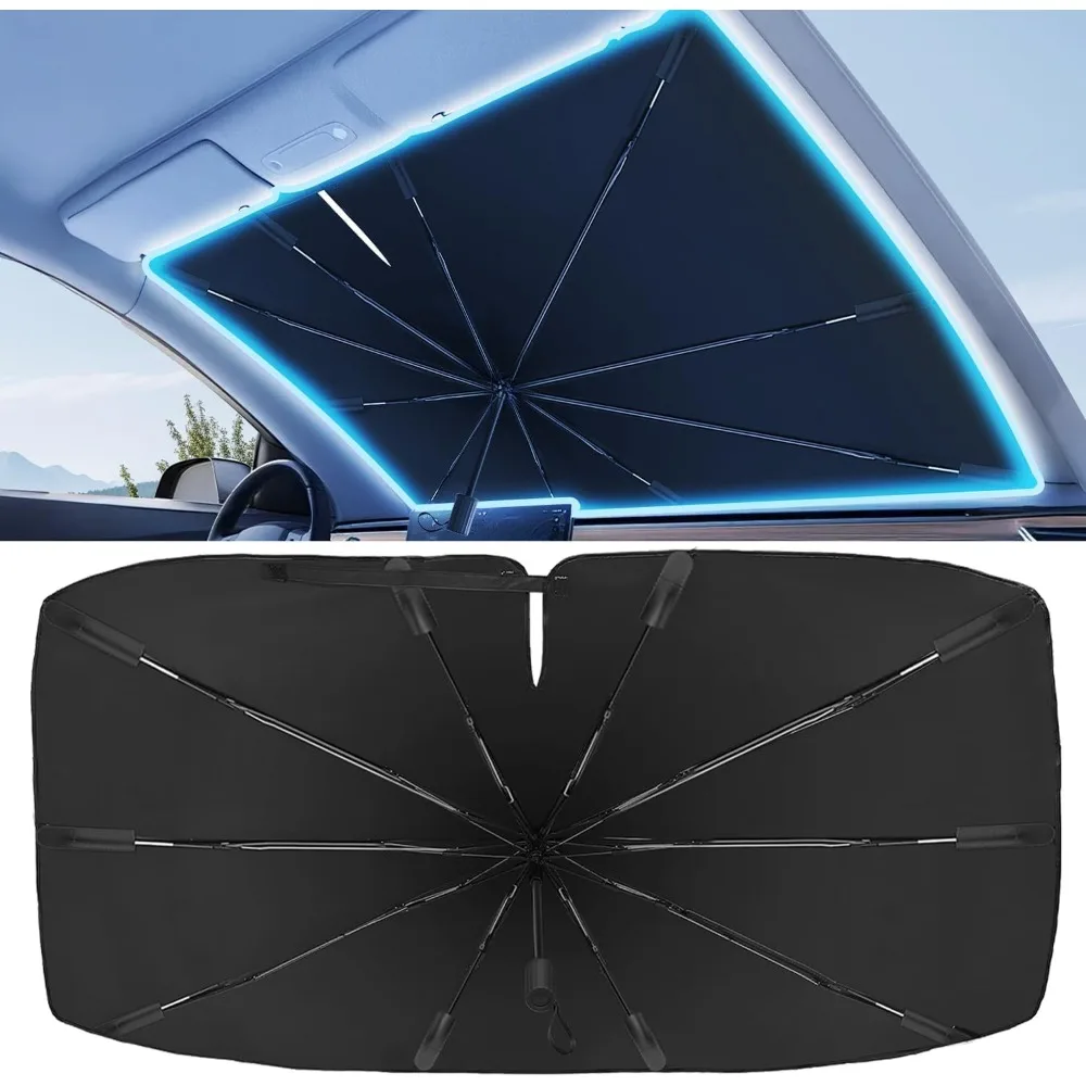 2025 Windshield Sun Shade Frame with Thickened Fast Cooling, Emergency Window Breaker, 99% UV Blocking Protects Car from Sun and
2025 Windshield Sun Shade Frame with Thickened Fast Cooling, Emergency Window Breaker, 99% UV Blocking Protects Car from Sun and