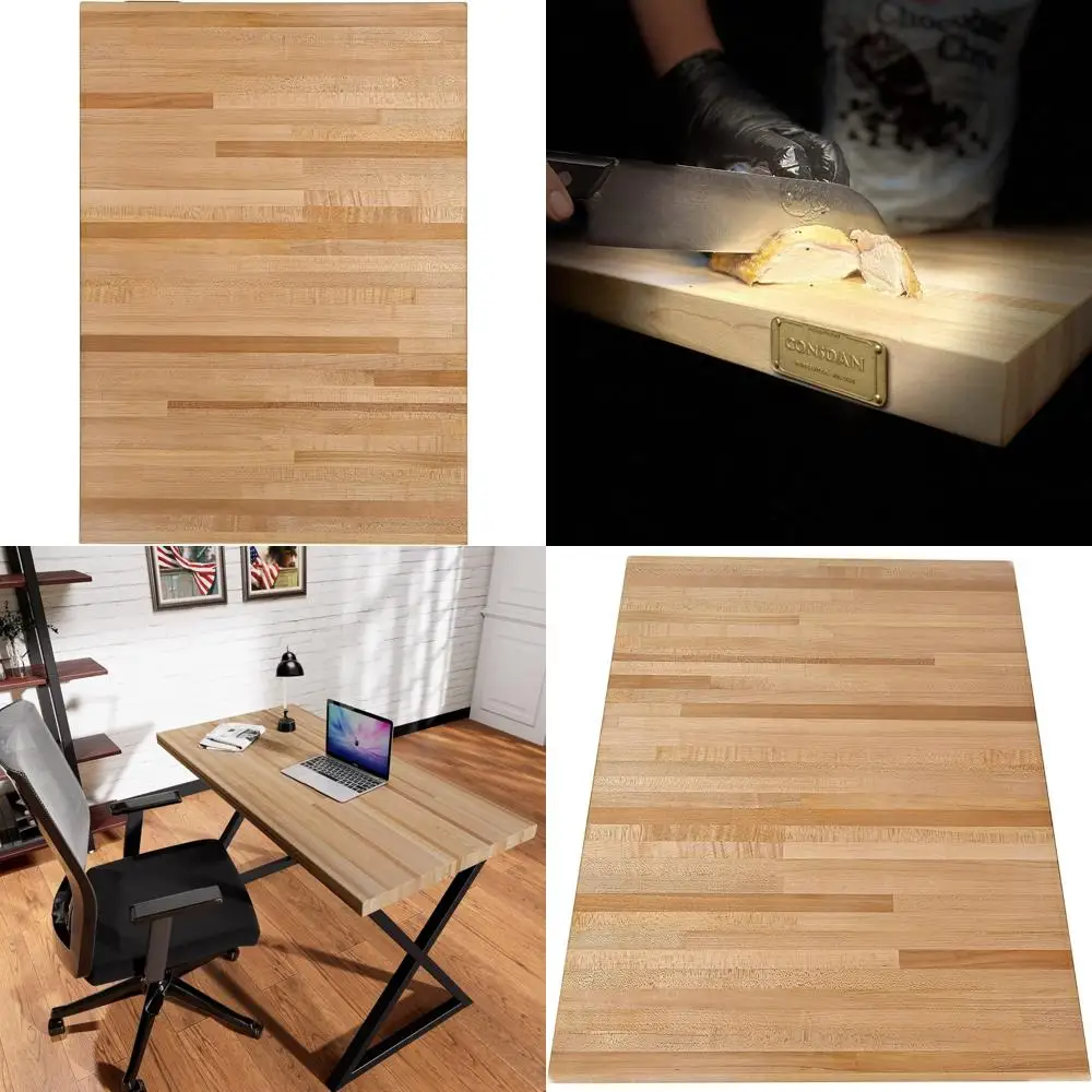 Solid Hard Maple Butcher Block Countertop, 12x25 Inches, USA Grown, Ideal for Kitchen Island, Laundry Room, RV, Camper Use
Solid Hard Maple Butcher Block Countertop, 12x25 Inches, USA Grown, Ideal for Kitchen Island, Laundry Room, RV, Camper Use