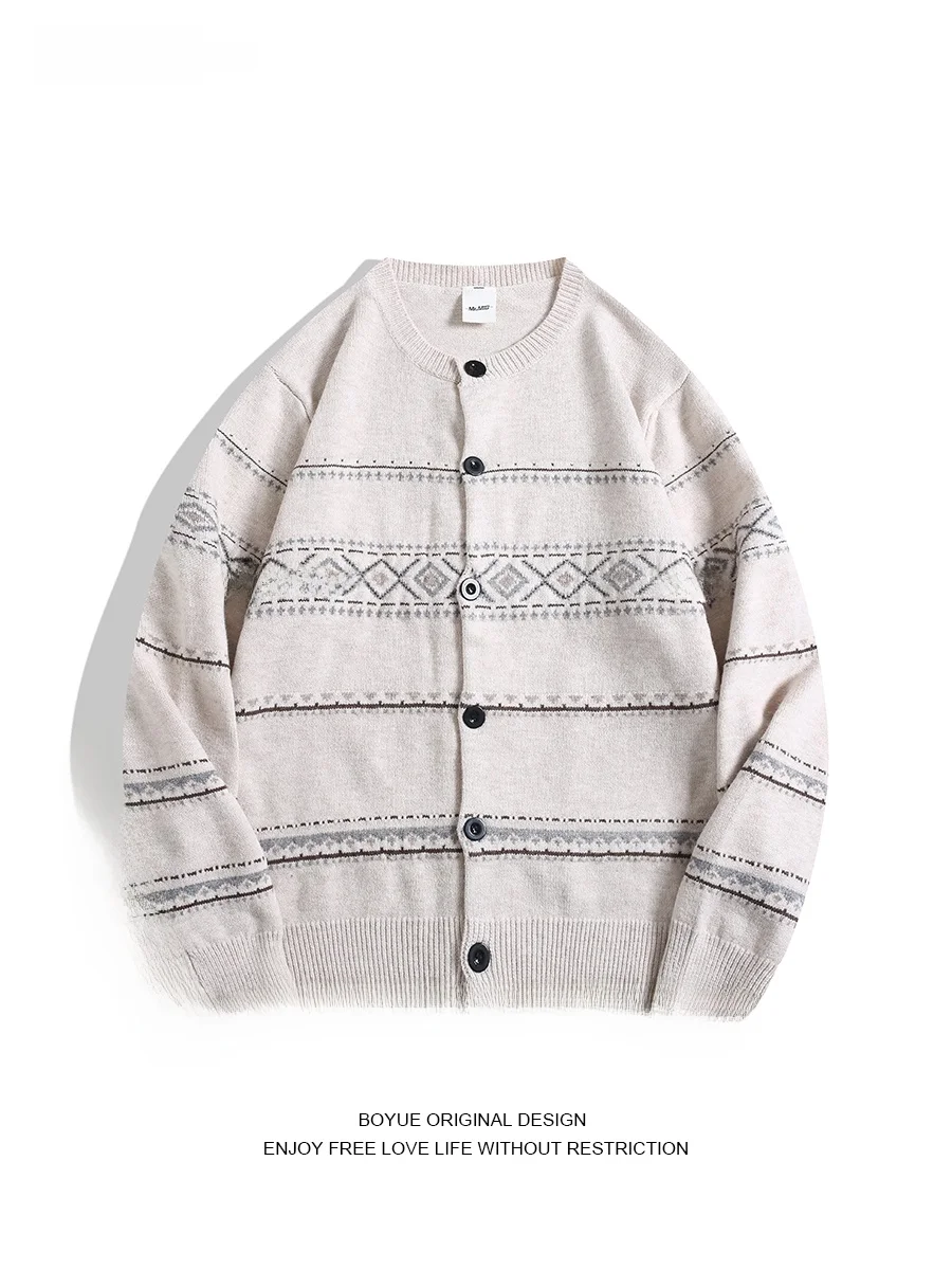 Boyue Korean Sle Fair Isle College Knitted Open Cardigan Men Women Simple Aosphere Versatile Sweater Long Sve round Ne
Boyue Korean Sle Fair Isle College Knitted Open Cardigan Men Women Simple Aosphere Versatile Sweater Long Sve round Ne