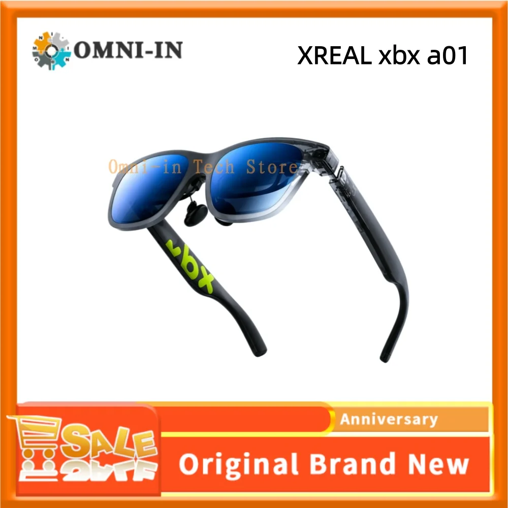 XREAL xbx a01 AR glasses, ultra-lightweight 62g, supports HDR10, 1600 nits, 50-degree FOV, for watching movies and gaming
XREAL xbx a01 AR glasses, ultra-lightweight 62g, supports HDR10, 1600 nits, 50-degree FOV, for watching movies and gaming