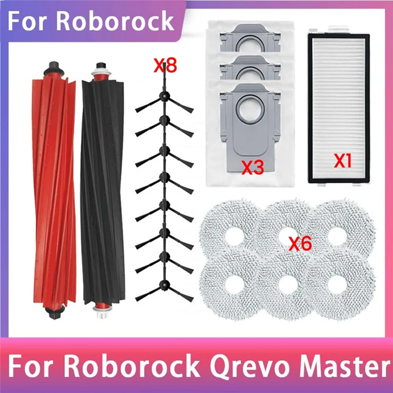 AB15-20Oborock Qrevo Master/V20/P10S Pro Vacuum Main Side Brush Mop Cloths HEPA Filters Dust Bags
AB15-20Oborock Qrevo Master/V20/P10S Pro Vacuum Main Side Brush Mop Cloths HEPA Filters Dust Bags