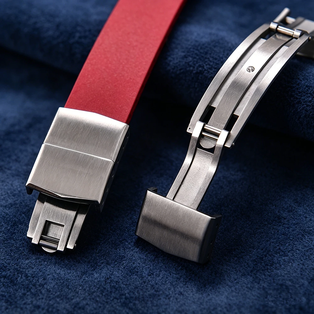 316 Solid Stainless Steel Buckle 14mm16mm 18mm Folding Buckle Flat-End Universal Button Butterfly Safety Clasp for CTS Watchband
316 Solid Stainless Steel Buckle 14mm16mm 18mm Folding Buckle Flat-End Universal Button Butterfly Safety Clasp for CTS Watchband