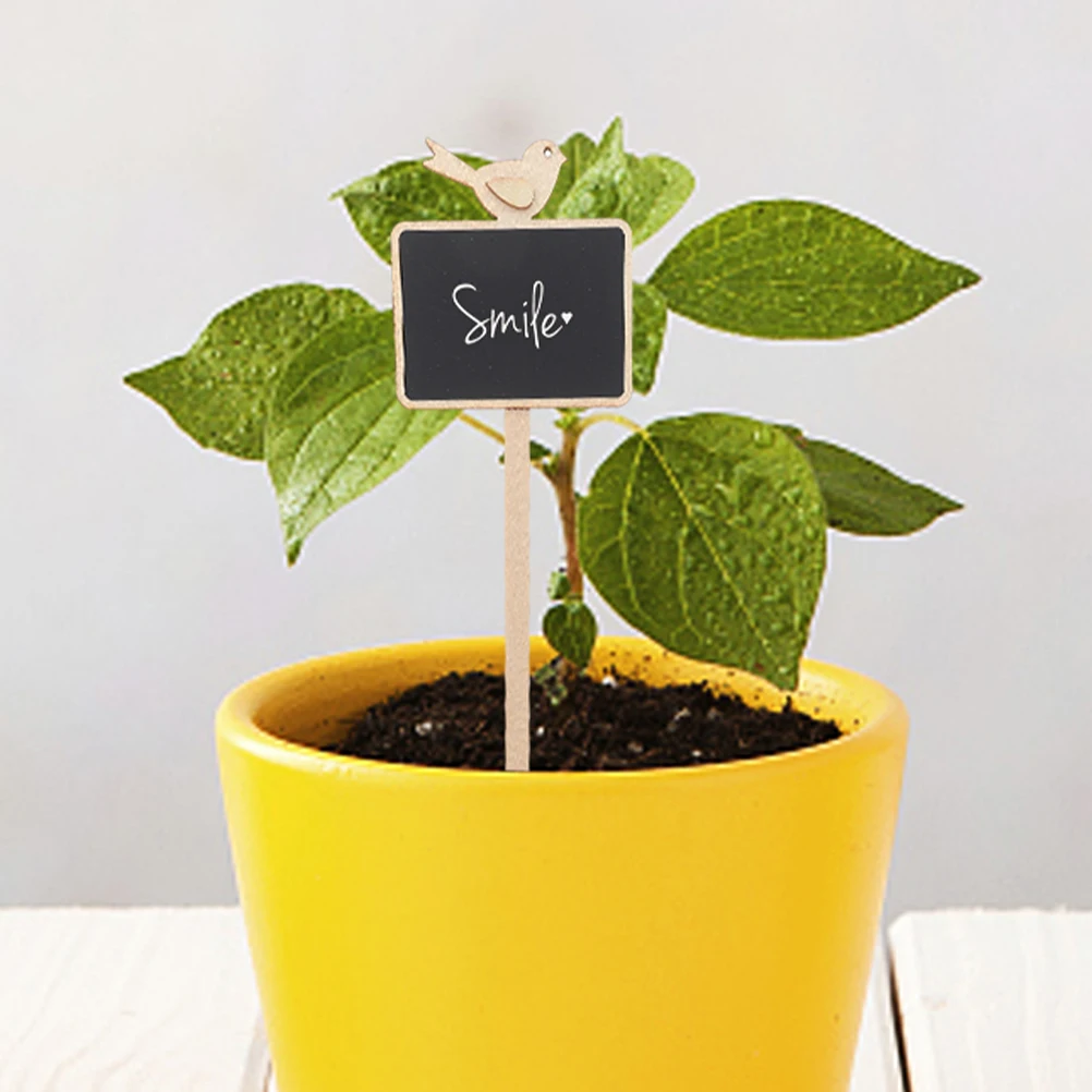 10pcs Mini Blackboard Plant Markers For Garden Wooden Chalkboard Stakes For Potted Plants Succulents Flower Identification
10pcs Mini Blackboard Plant Markers For Garden Wooden Chalkboard Stakes For Potted Plants Succulents Flower Identification