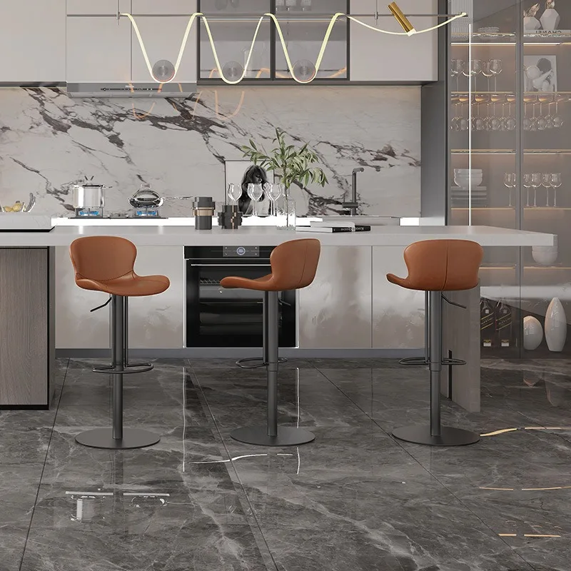 Best-Selling Light Luxury High Bar Chairs Stools Modern Ergonomics Leather Backrest Simple Swivel Height Adjustment Dining Hotel
Best-Selling Light Luxury High Bar Chairs Stools Modern Ergonomics Leather Backrest Simple Swivel Height Adjustment Dining Hotel