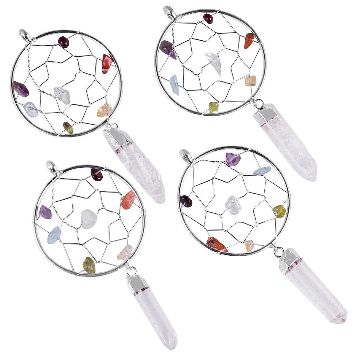 Handmade Wire Wrapped Star of David Crystal Stone Pendant With Natural Rough Rock Quartz Point Wand Charms For Jewelty Making
Handmade Wire Wrapped Star of David Crystal Stone Pendant With Natural Rough Rock Quartz Point Wand Charms For Jewelty Making