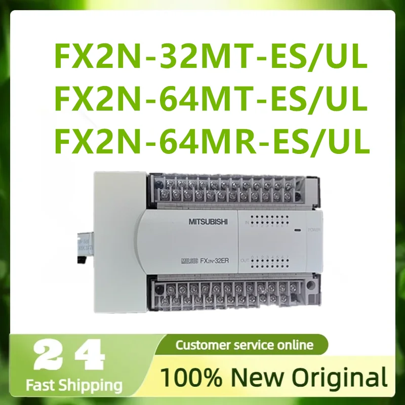 Новый оригинальный контроллер ПЛК FX2N-32MT-ES-UL FX2N-64MT-ES-UL FX2N-64MR-ES-UL
Новый оригинальный контроллер ПЛК FX2N-32MT-ES-UL FX2N-64MT-ES-UL FX2N-64MR-ES-UL