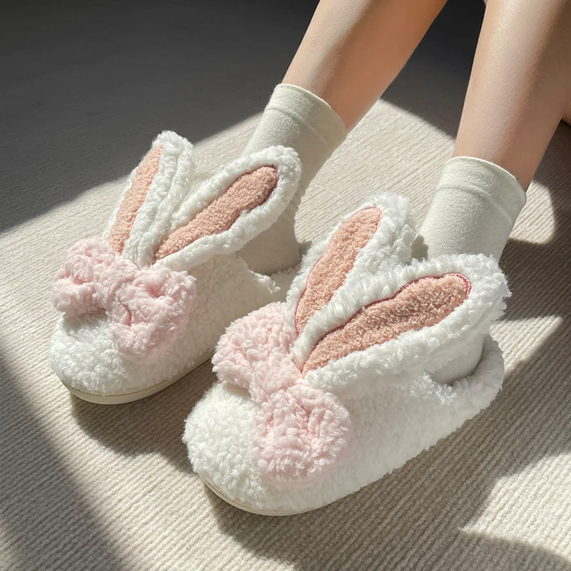 Big Ear Rabbit Cotton Home Slippers For Women 2023 Winter Cute Cartoon Girl Heart Home Warm Plush Slippers Female
Big Ear Rabbit Cotton Home Slippers For Women 2023 Winter Cute Cartoon Girl Heart Home Warm Plush Slippers Female