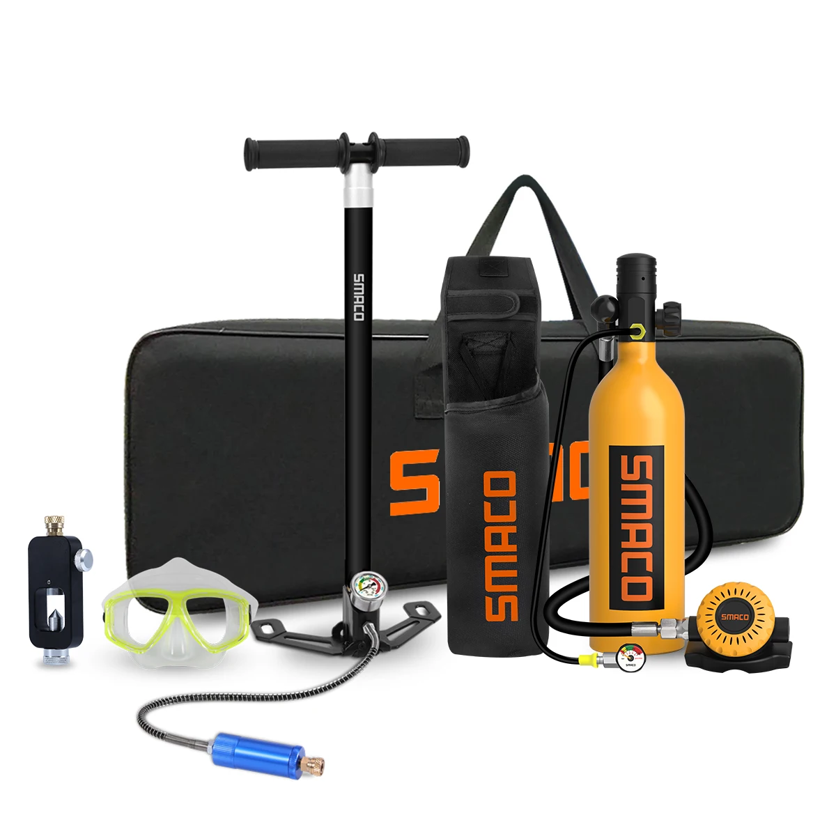 Portable Diving Equipment Scuba Diving Tank Scuba Tank 1L Underwater Sport Tank
Portable Diving Equipment Scuba Diving Tank Scuba Tank 1L Underwater Sport Tank