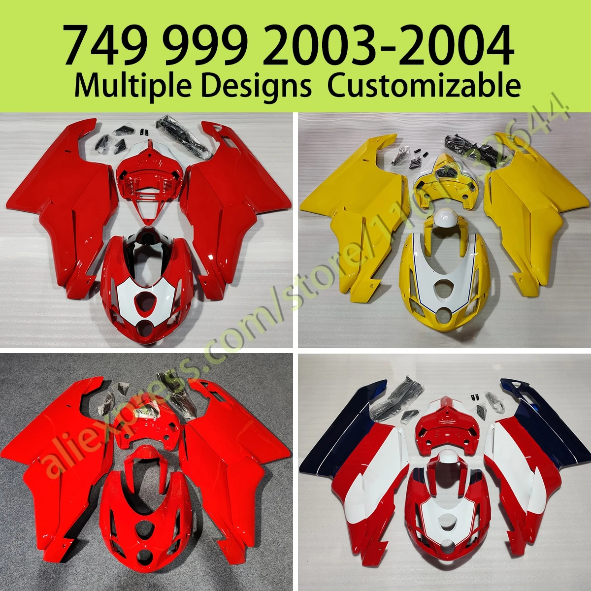 ABS Plastic Fairing Kit for Ducati 749 999 2003 2004 Fairings Motorcycle Injection Panel Bodywork Frame Protector Kits 
ABS Plastic Fairing Kit for Ducati 749 999 2003 2004 Fairings Motorcycle Injection Panel Bodywork Frame Protector Kits