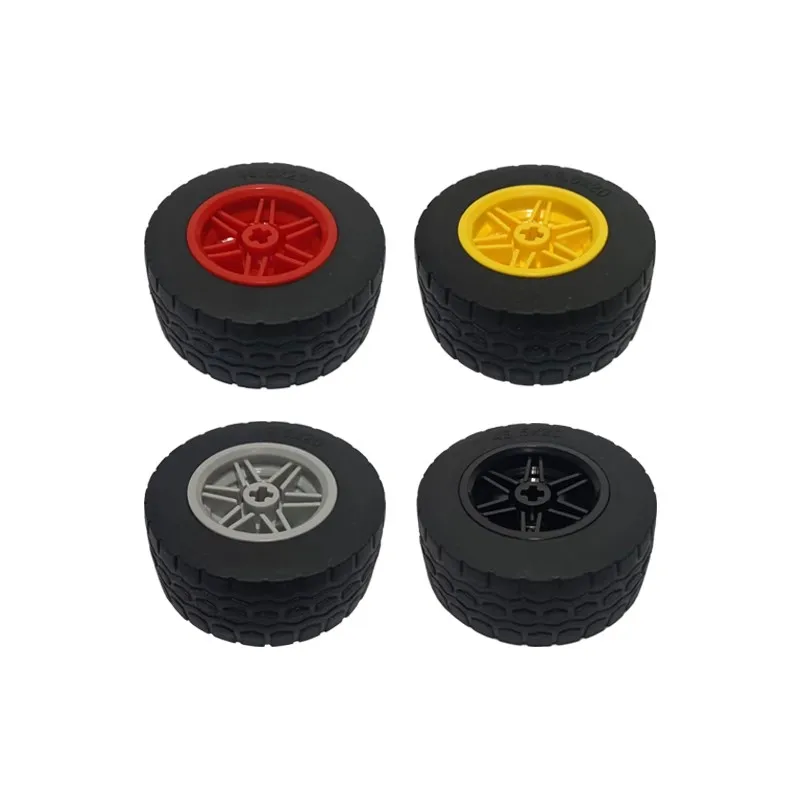 4Sets MOC Tire Hub Wheel Building Blocks Cross Hole Technical Wheel Kid Toys Car Truck Construction Bricks 56145 15413 49.5x20mm
4Sets MOC Tire Hub Wheel Building Blocks Cross Hole Technical Wheel Kid Toys Car Truck Construction Bricks 56145 15413 49.5x20mm