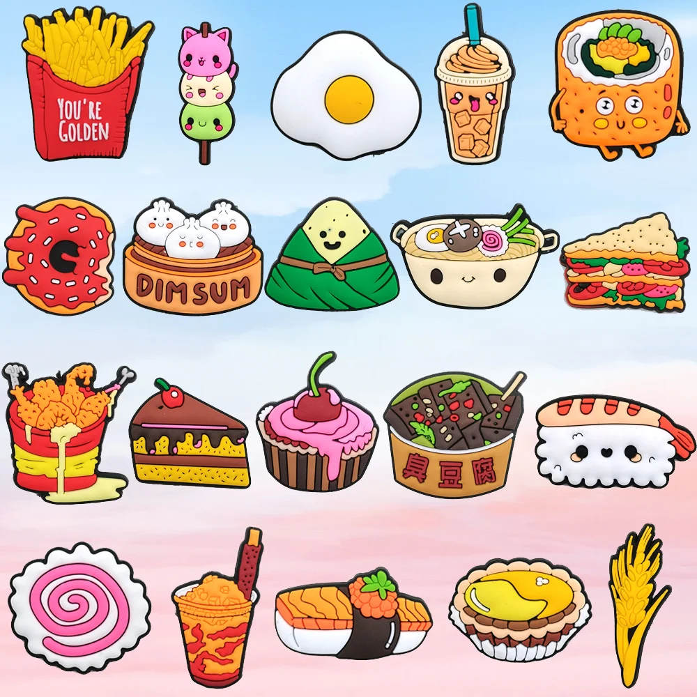3/20PCS PVC food Shoe Charms Accessories Buckle Fit Wristbands Shoe Charms Decoration
3/20PCS PVC food Shoe Charms Accessories Buckle Fit Wristbands Shoe Charms Decoration