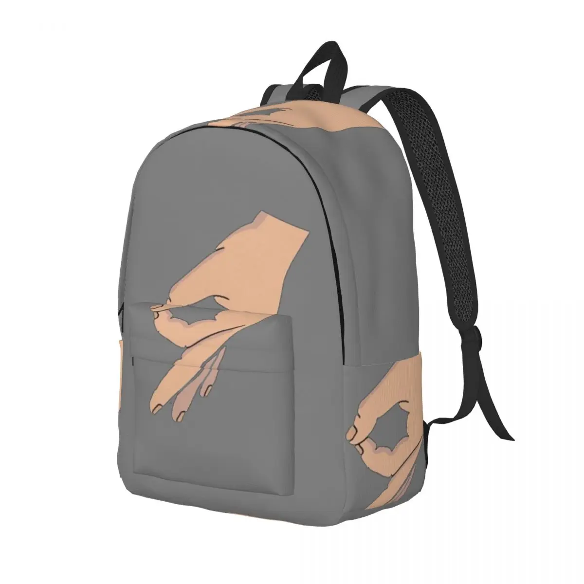 Circle Game Hand Funny Gotcha Meme Made You Look Backpack Daypack Large Capacity Children BookBag School Bag Shoulder
Circle Game Hand Funny Gotcha Meme Made You Look Backpack Daypack Large Capacity Children BookBag School Bag Shoulder