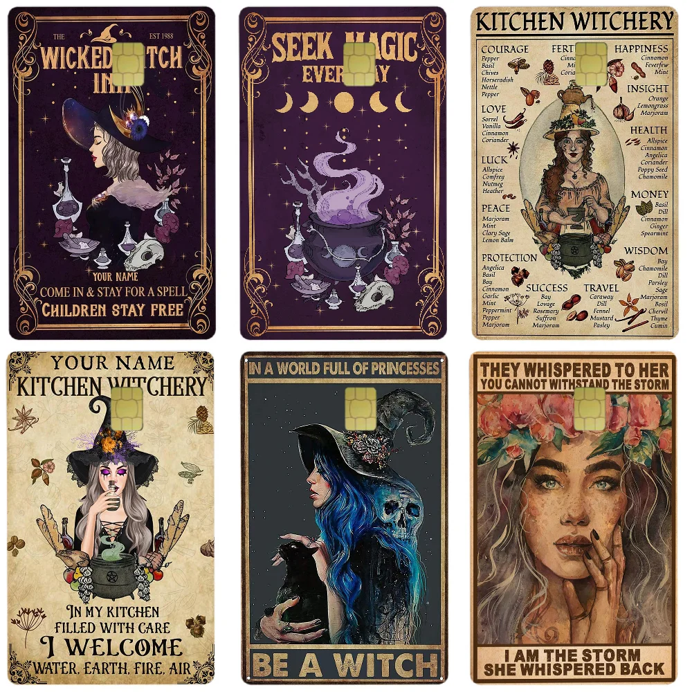Black Cat Retro Halloween Witch Witchcraft Magic Anime Front Cover Film Sticker Skin For Credit Debit Card Small Large Chip
Black Cat Retro Halloween Witch Witchcraft Magic Anime Front Cover Film Sticker Skin For Credit Debit Card Small Large Chip