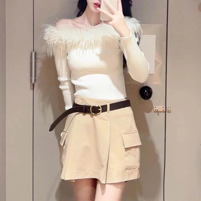 Autumn 2023 New Pure Color Plaid High Waist Pocket Pleated Belted Skirt Pants Women's Fashion Elegant Versatile Half-length
Autumn 2023 New Pure Color Plaid High Waist Pocket Pleated Belted Skirt Pants Women's Fashion Elegant Versatile Half-length
