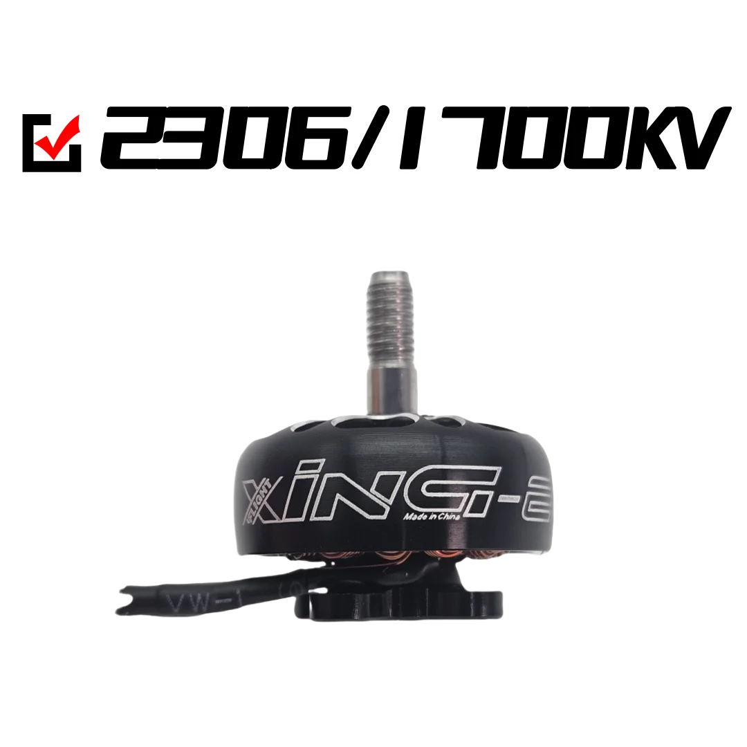 iFlight XING2 XING 2306 1700 KV/ 4S Brushless FPV Motor with 5mm Shaft for RC FPV Drones
iFlight XING2 XING 2306 1700 KV/ 4S Brushless FPV Motor with 5mm Shaft for RC FPV Drones