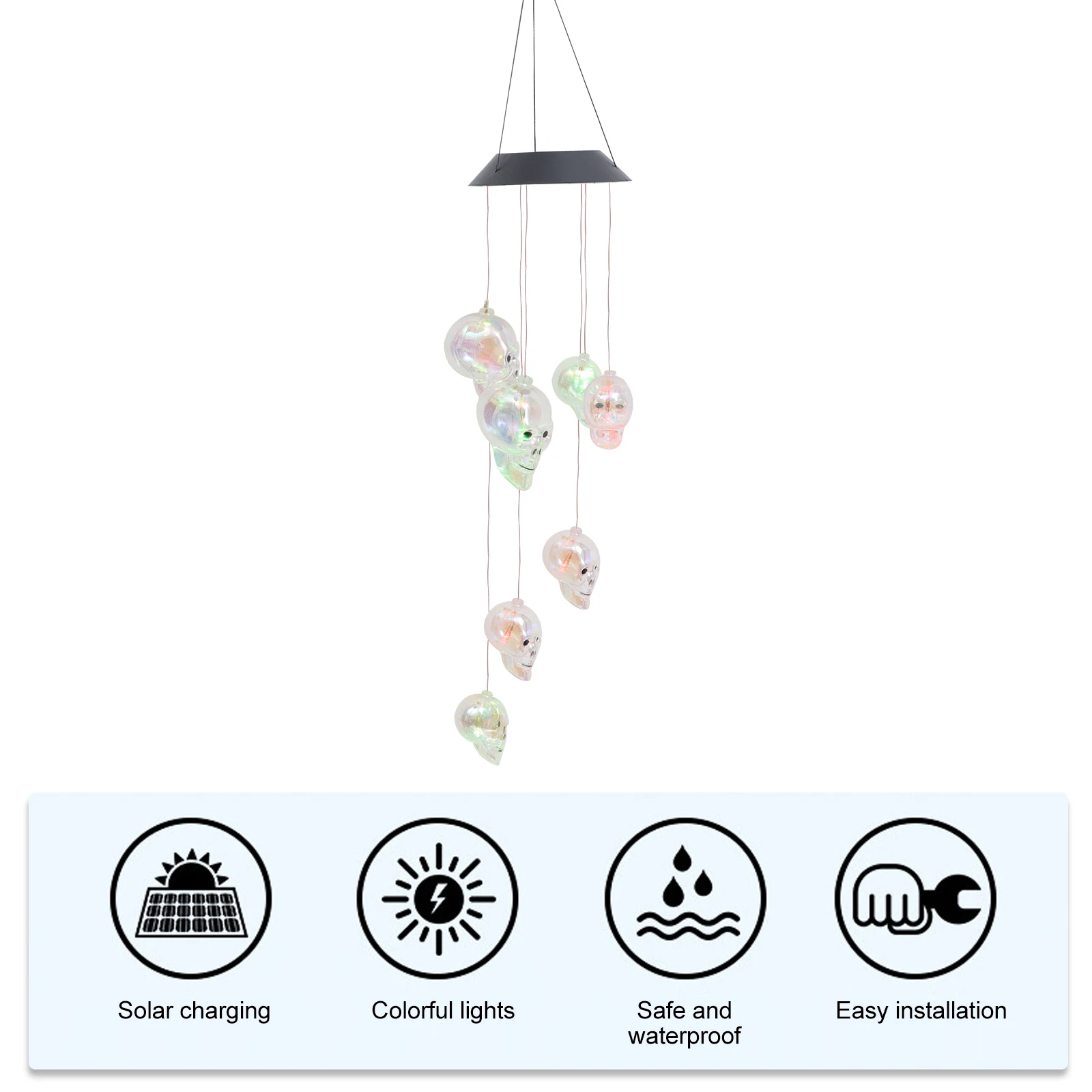 Purple Bat Solar Wind Garden Halloween Theme Lamp Chime Waterproof Durable Outdoor Garden Halloween Theme Decor Gifts
Purple Bat Solar Wind Garden Halloween Theme Lamp Chime Waterproof Durable Outdoor Garden Halloween Theme Decor Gifts