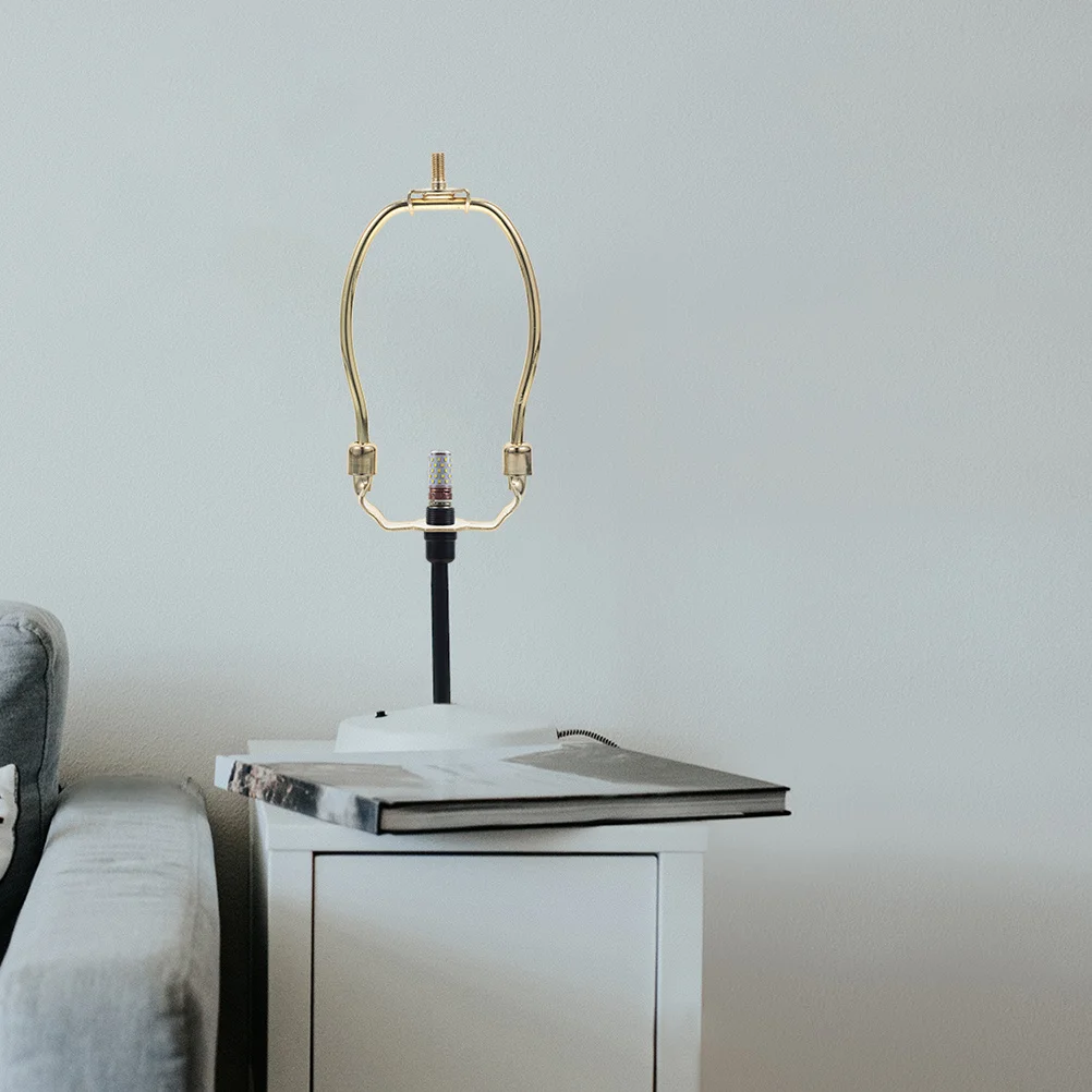 2pcs Metal Harp Holder 6 Inches Golden Clip On Lampshade Adapter For Diy Lighting Sturdy Horn Support Bracket Lamp Shade Parts
2pcs Metal Harp Holder 6 Inches Golden Clip On Lampshade Adapter For Diy Lighting Sturdy Horn Support Bracket Lamp Shade Parts