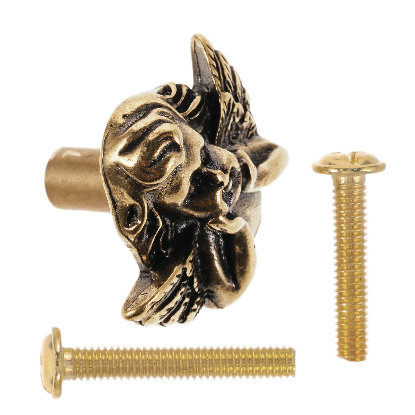 Elegant Copper Cabinet Handle Pull Angel Shaped Drawer Knobs for Bathroom Closet Door Hardware Unique Metal Dresser Handles
Elegant Copper Cabinet Handle Pull Angel Shaped Drawer Knobs for Bathroom Closet Door Hardware Unique Metal Dresser Handles