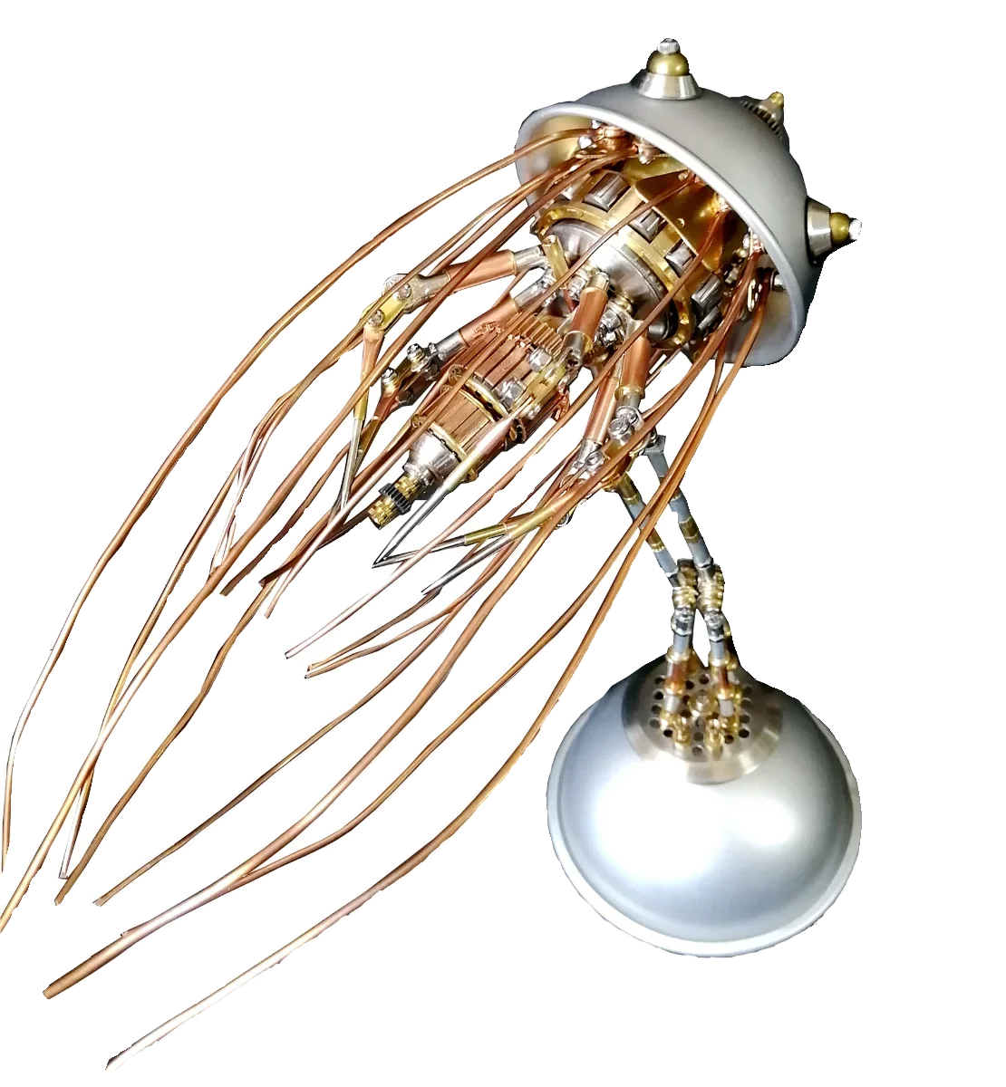 402Pcs 3D Mechanical Jellyfish Model Kit Metal Steampunk Ocean Deep Sea Sentinel DIY Assembly Toy Puzzles Creative Gifts
402Pcs 3D Mechanical Jellyfish Model Kit Metal Steampunk Ocean Deep Sea Sentinel DIY Assembly Toy Puzzles Creative Gifts