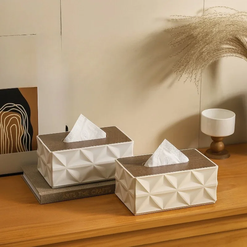 Large Capacity Ripple Tissue Box Minimalist Desktop Organizer with Thick Solid Wooden Lid Space Saving Home Storage Decor
Large Capacity Ripple Tissue Box Minimalist Desktop Organizer with Thick Solid Wooden Lid Space Saving Home Storage Decor