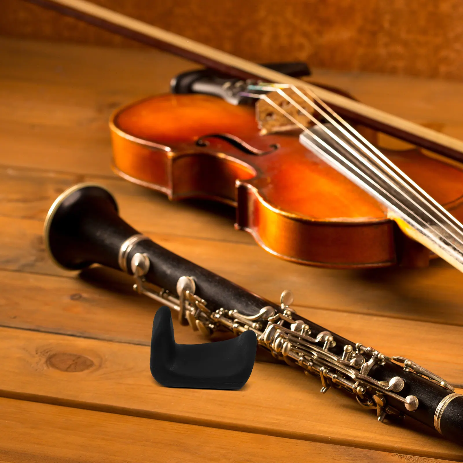 Adjustable Clarinet Finger Rest Cushion Single Reed Open Thick Design Portable Instrument Playing Finger Support Oboe Accessory
Adjustable Clarinet Finger Rest Cushion Single Reed Open Thick Design Portable Instrument Playing Finger Support Oboe Accessory