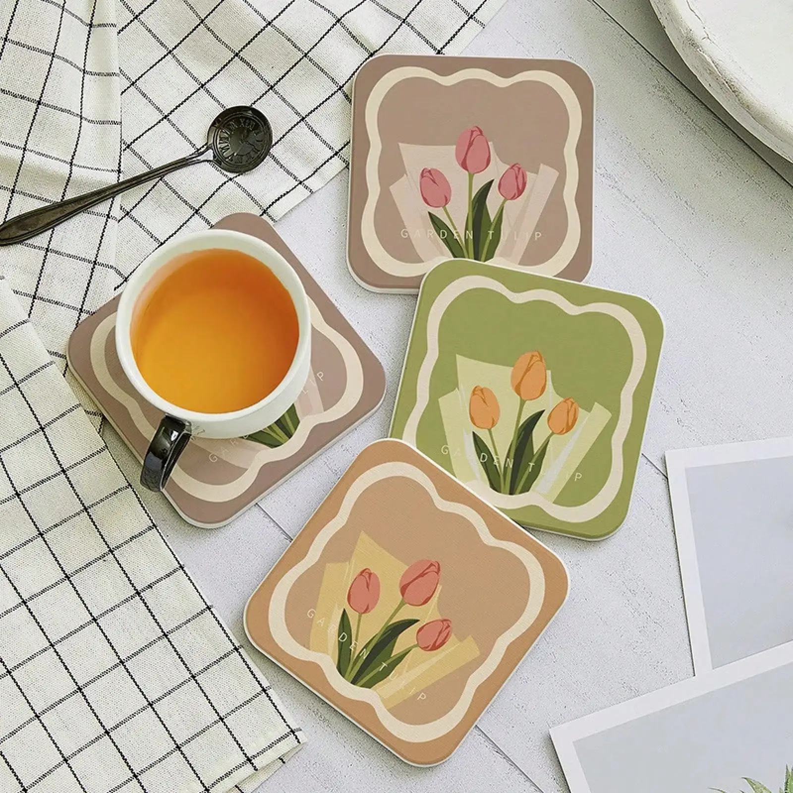 1pc Exquisite Colorful Hard Diatom Mud Absorbent Coasters, Water-Absorbing Mats For Bathroom Vanity Tops, Square Draining Coasters For Kitchens, Easy To Clean
1pc Exquisite Colorful Hard Diatom Mud Absorbent Coasters, Water-Absorbing Mats For Bathroom Vanity Tops, Square Draining Coasters For Kitchens, Easy To Clean