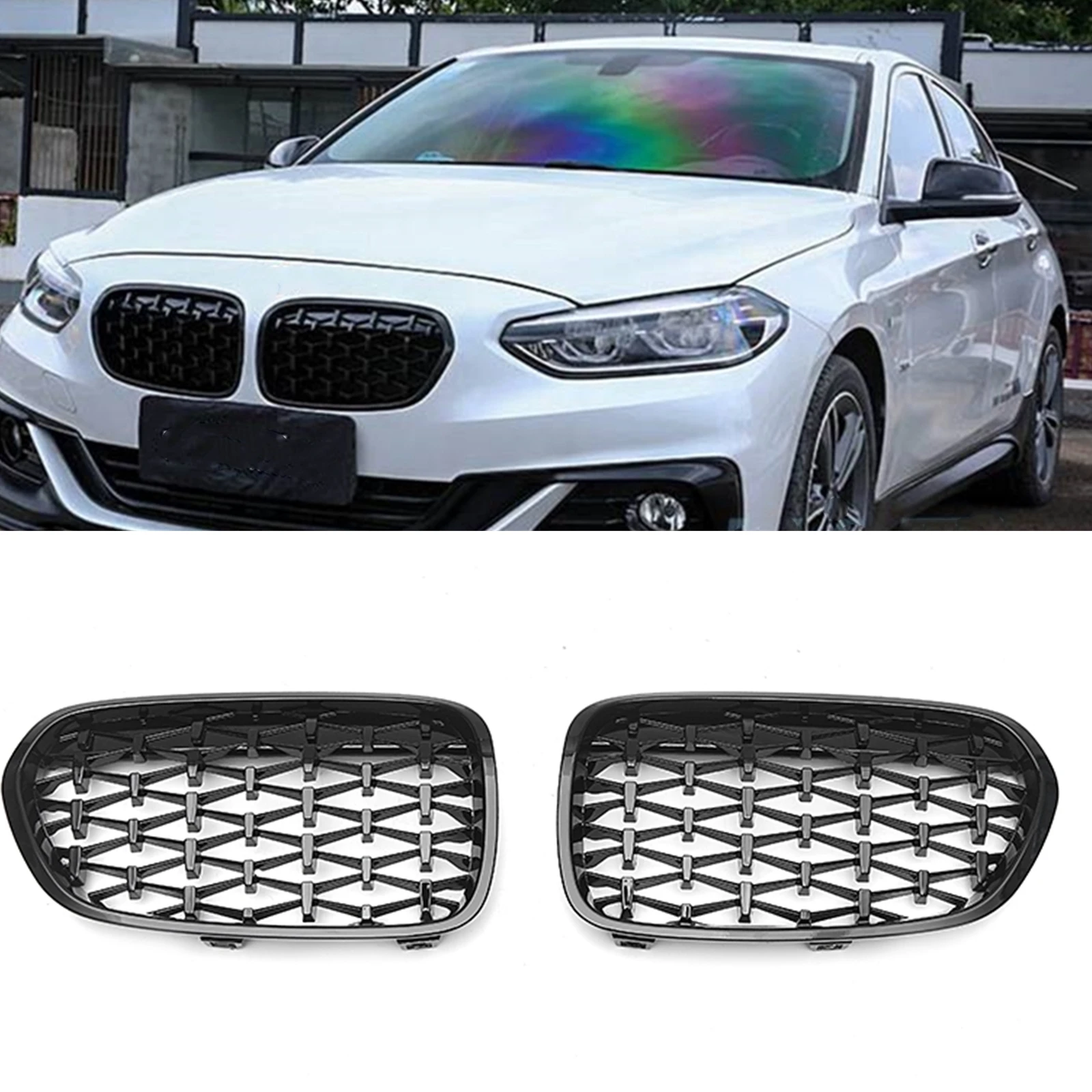 Передняя решетка для BMW 1 серии F52 118i 120i 2018-2021 крышка верхнего бампера автомобиля сетчатая решетка
Передняя решетка для BMW 1 серии F52 118i 120i 2018-2021 крышка верхнего бампера автомобиля сетчатая решетка