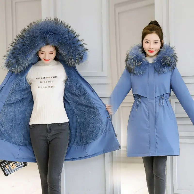 Winter Women Parka 2024 Fashion Long Coat Wool Liner Hooded Parkas Slim Fur Collar Jacket Warm Snow Wear Padded Clothes L150
Winter Women Parka 2024 Fashion Long Coat Wool Liner Hooded Parkas Slim Fur Collar Jacket Warm Snow Wear Padded Clothes L150