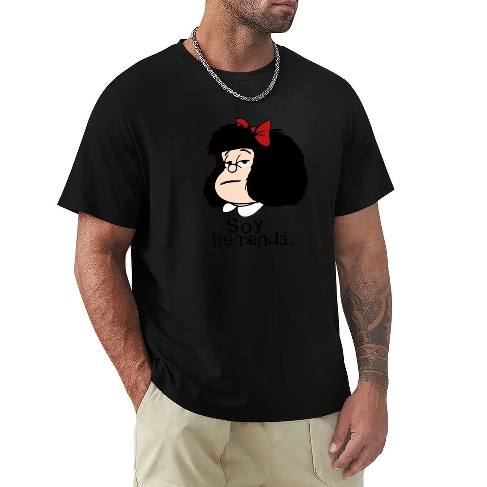 MAFALDA AM TREMENDA QUINO COMIC ARGENTINO T-Shirt funny costumes graphic t shirt vintage Men's t-shirt
MAFALDA AM TREMENDA QUINO COMIC ARGENTINO T-Shirt funny costumes graphic t shirt vintage Men's t-shirt