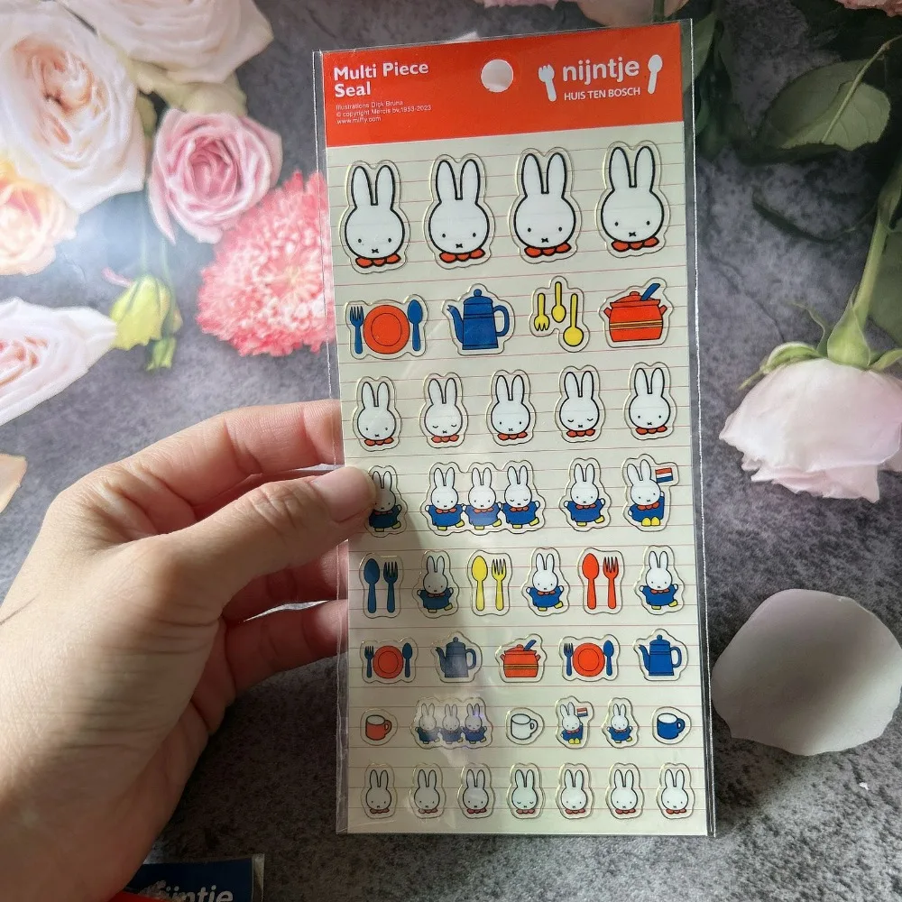 Miffy Cute Cartoon Sticker Book Self-adhesive Label Sticker Scrapbook Decor Material Sealing Sticker for DIY Craft Stationery
Miffy Cute Cartoon Sticker Book Self-adhesive Label Sticker Scrapbook Decor Material Sealing Sticker for DIY Craft Stationery