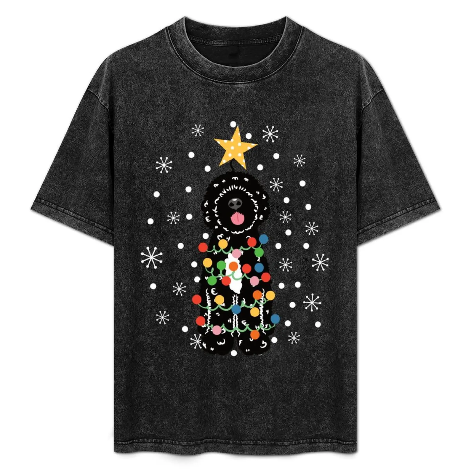Black White Portuguese Water Dog Christmas Tree 1 T-Shirt for a boy blue archive blacks Short sleeve tee Men's clothing
Black White Portuguese Water Dog Christmas Tree 1 T-Shirt for a boy blue archive blacks Short sleeve tee Men's clothing