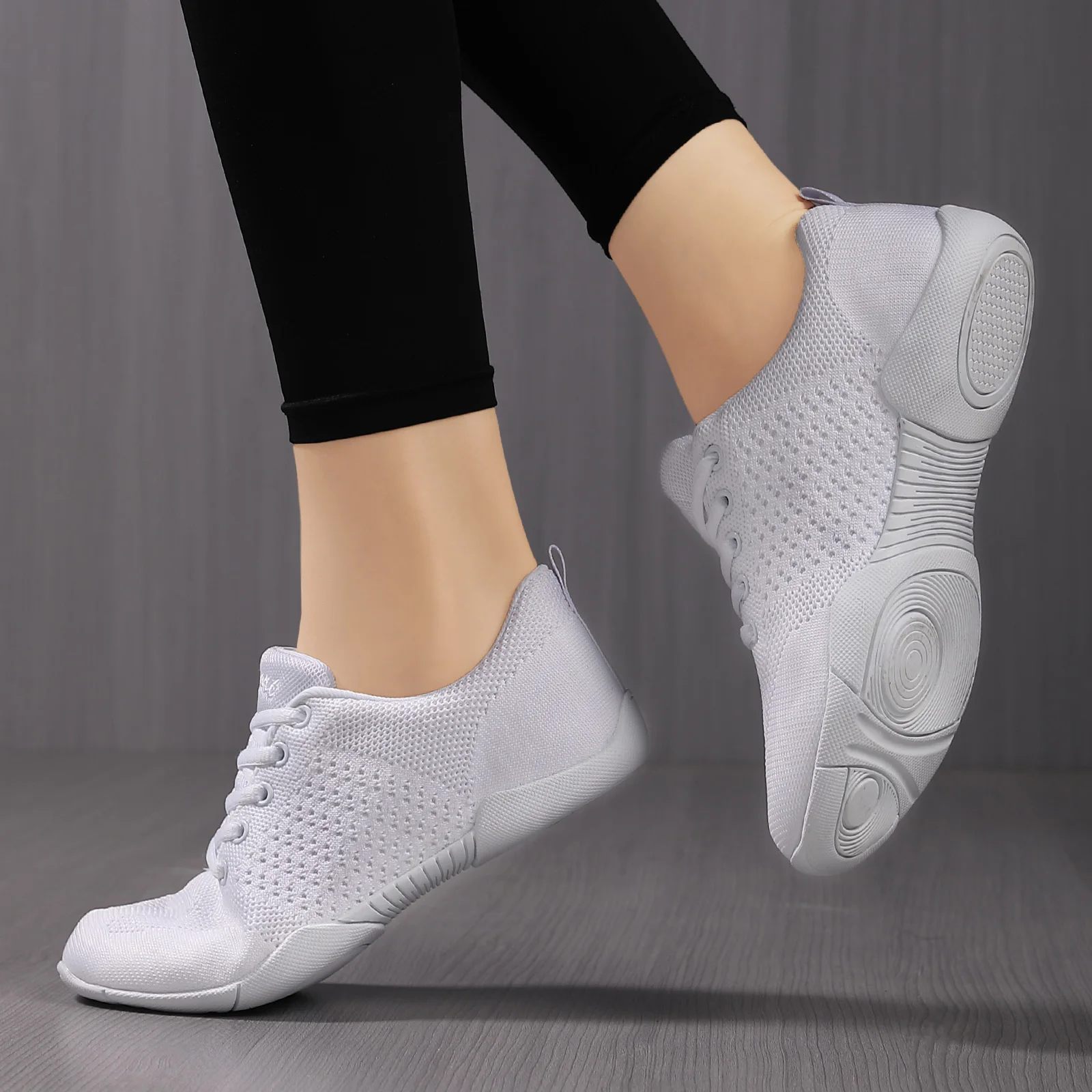 852 Breathable Mesh Aerobics Shoes Women Lightweight Cheerleading Sneakers Non‑slip Sole Youth Girls Dancing Training Shoes
852 Breathable Mesh Aerobics Shoes Women Lightweight Cheerleading Sneakers Non‑slip Sole Youth Girls Dancing Training Shoes