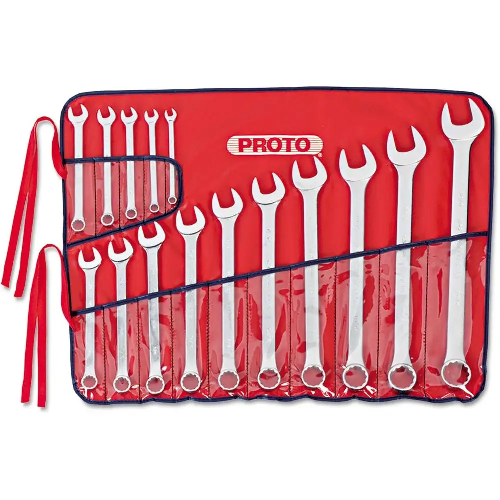 12-Point 15-Piece Combination Wrench Set
12-Point 15-Piece Combination Wrench Set