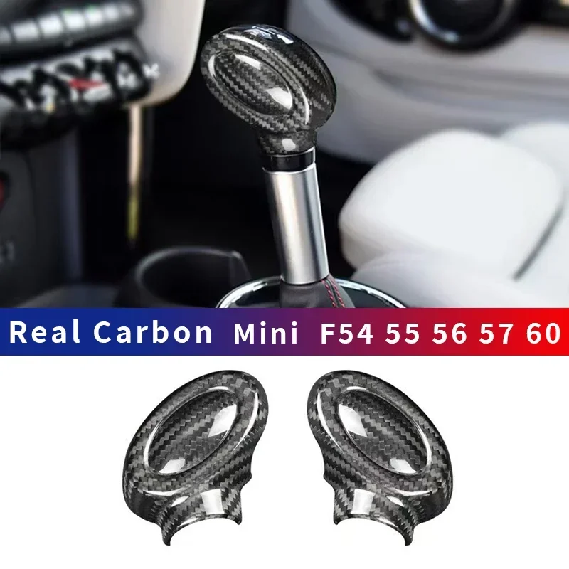 Real Dry Carbon Fiber For MINI F54 F55 F56 F57 F60 2019 Car Handbrake Decorative Cover One-click start Gearshift knob Interior
Real Dry Carbon Fiber For MINI F54 F55 F56 F57 F60 2019 Car Handbrake Decorative Cover One-click start Gearshift knob Interior
