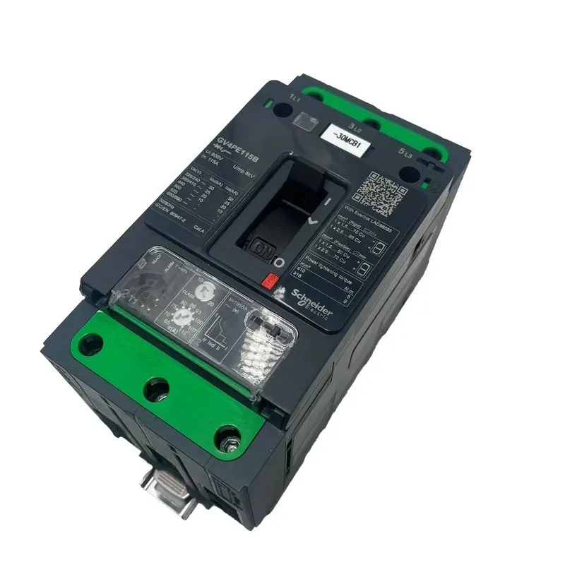 GV4PE115B Motor circuit breaker, TeSys GV4, 3P, 115A, 25kA, thermal magnetic, Everlink terminals
GV4PE115B Motor circuit breaker, TeSys GV4, 3P, 115A, 25kA, thermal magnetic, Everlink terminals