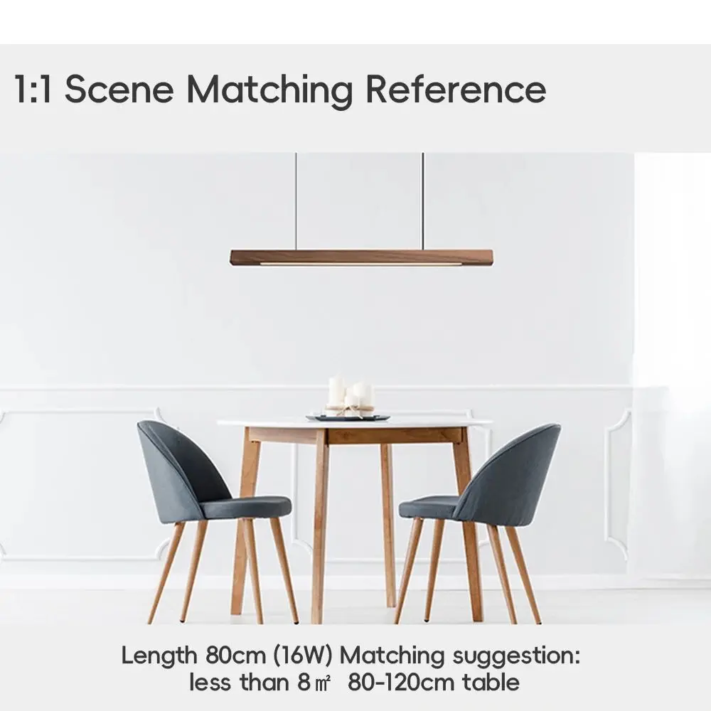 LED Hand Sweep Sensor Pendant Light Black Walnut Wood Modern Hanging Lamps for Dining Living Room Kitchen Office Celling Lamp LED Hand Sweep Sensor Pendant Light Black Walnut Wood Modern Hanging Lamps for Dining Living Room Kitchen Office Celling Lamp